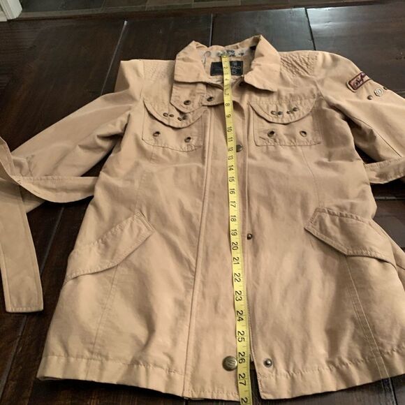 Tan Lightweight Coat by Buffalo Outerwear size Small - Picture 5 of 8